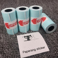 Impression d'étiquettes de couleur thermosensibles pour ruban adhésif autocollant
