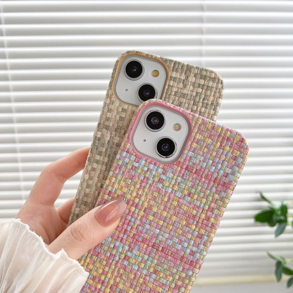 Étui de protection pour téléphone portable tissé