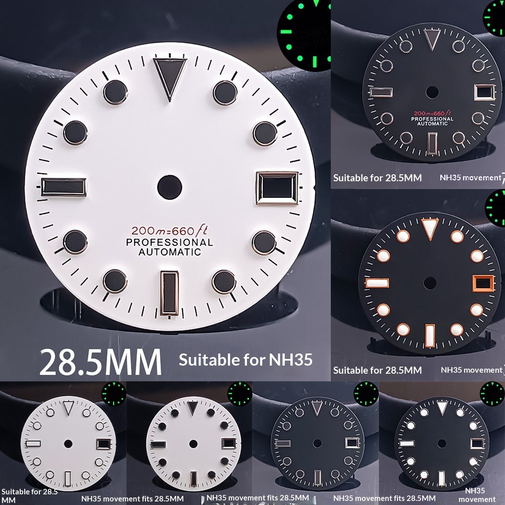 Cadran pour montre mécanique de plongée de mouvement NH35