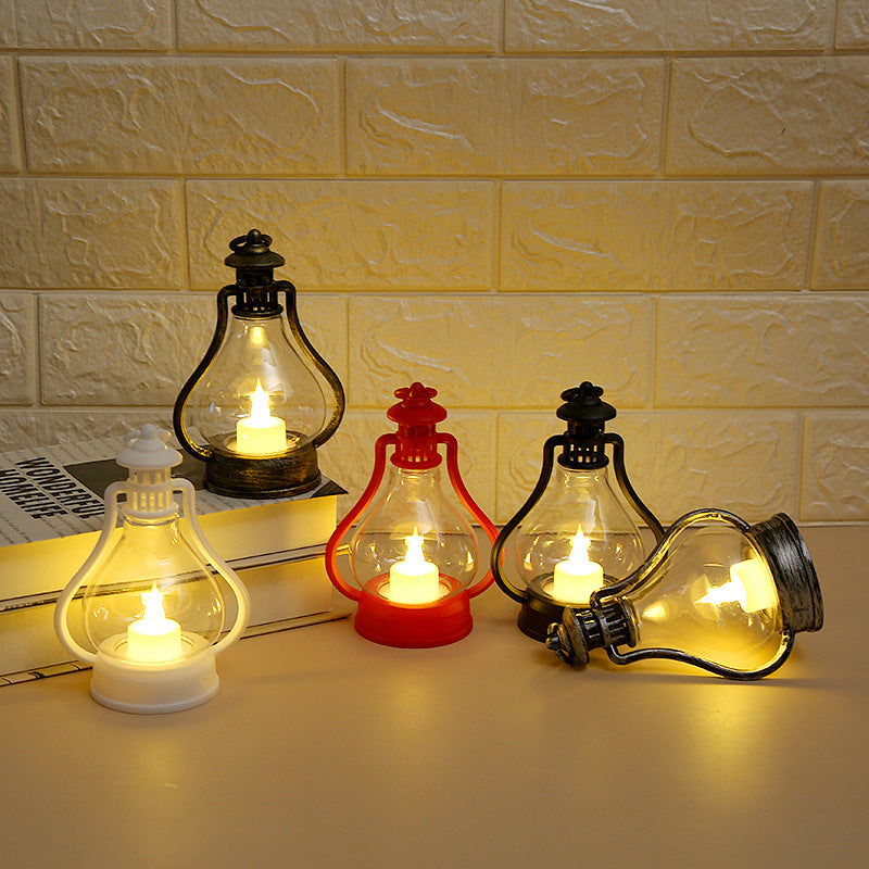 Led bougie électronique pour enfants lampe de nuit portable rétro Script tuant Kerosene lampe P