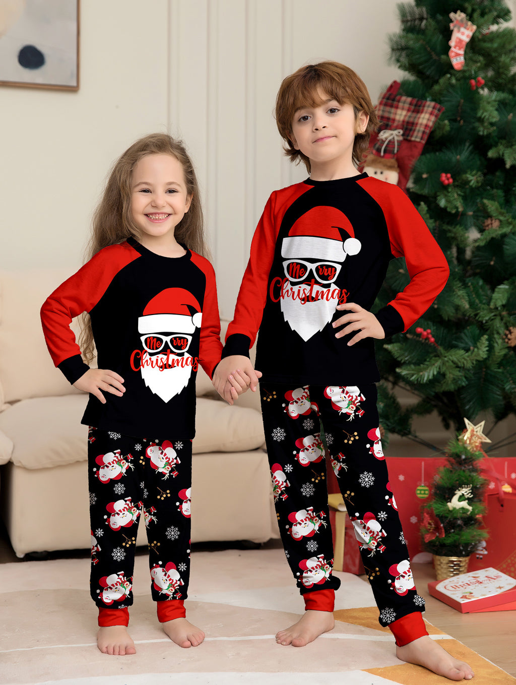 Pyjama deux pièces pour la maison du Père Noël