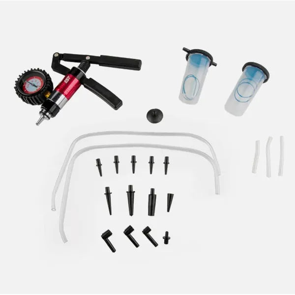 Kit de pompe à vide manuel - Convient pour le saignage du système de freinage