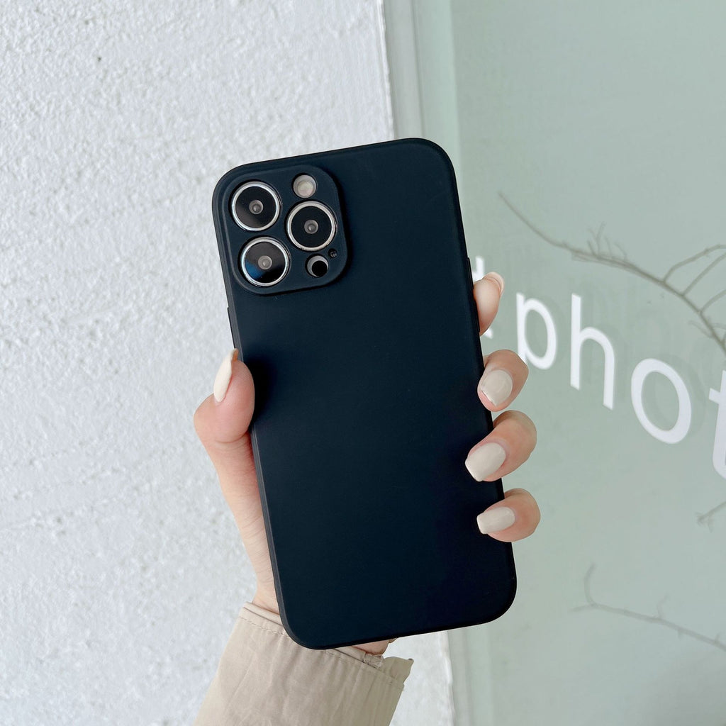 Fine trou Matte TPU Bord droit Couverture de protection
