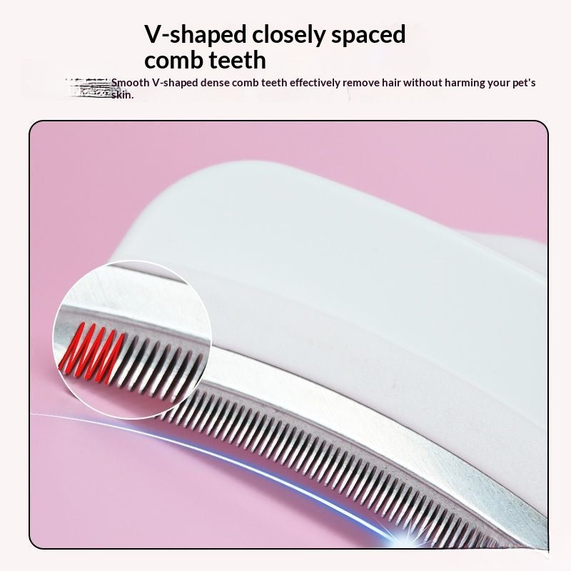 Outil d'affinage de la fourrure de chat Brosse à déchiquetage à double usage pour chats