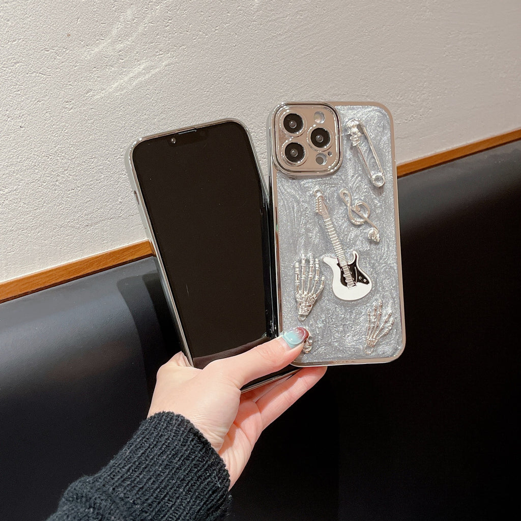 Coffret téléphonique de protection pour guitare en métal Cement Gray
