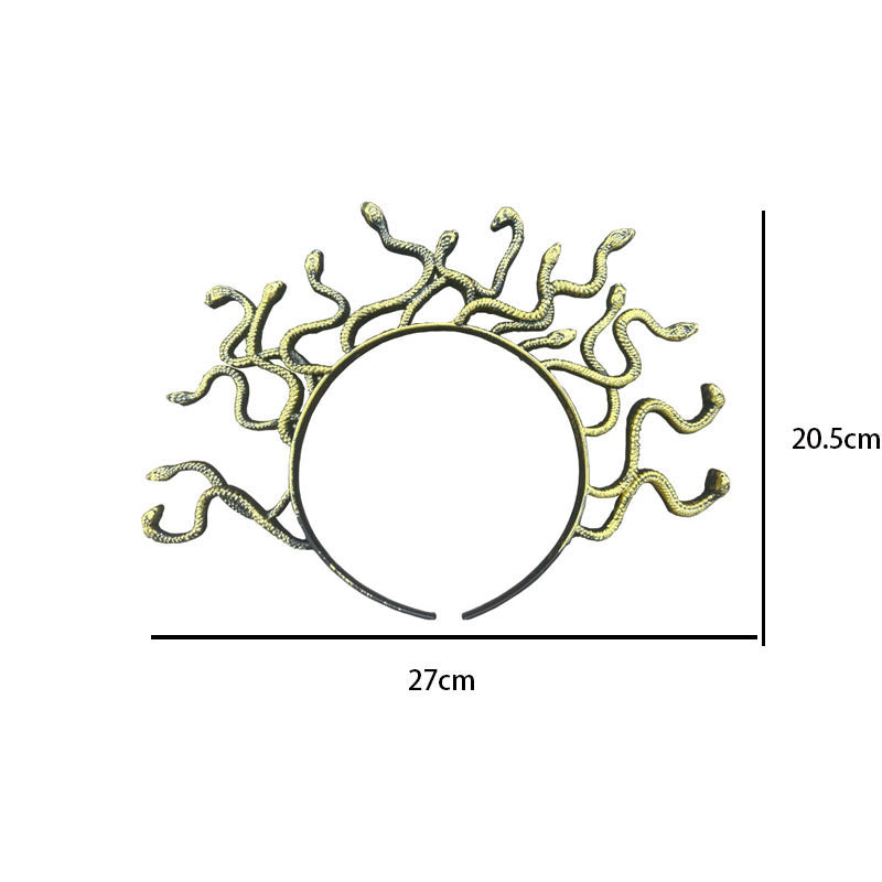 Gorgon Medusa Bandeau de cheveux serpents de Mythologie grecque