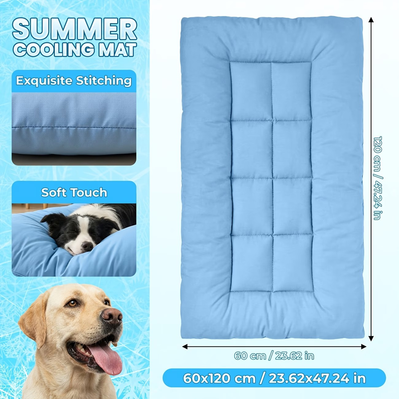 Lit de canapé pour chien extra-grand tapis de refroidissement d'été