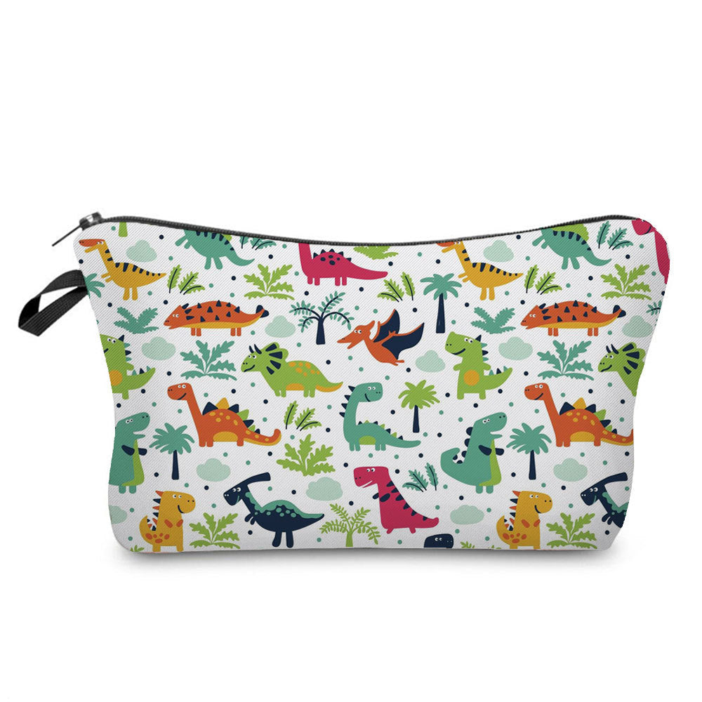 Cartoon Dinosaur Imprimer Sac de maquillage