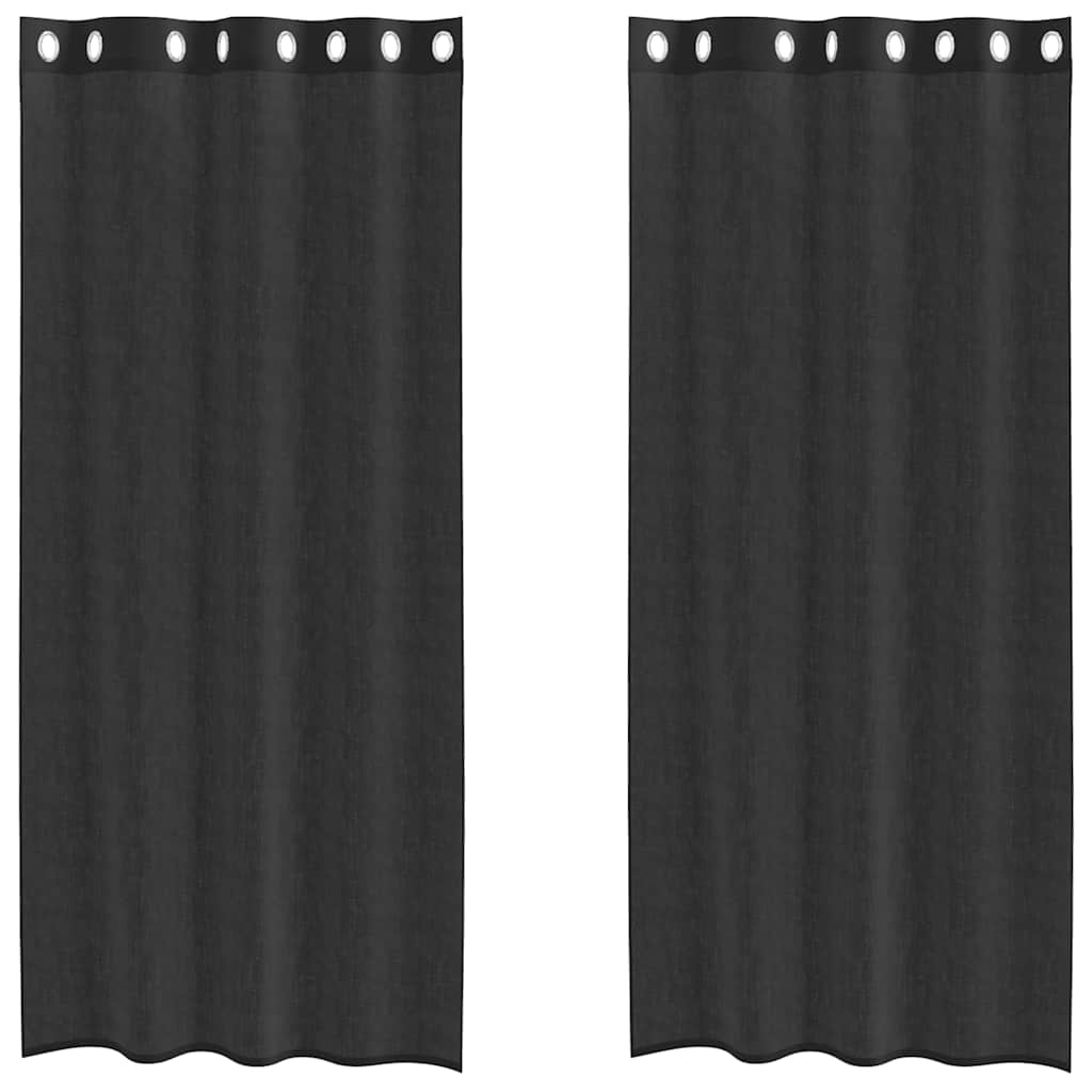 Rideaux voilés avec oeillets