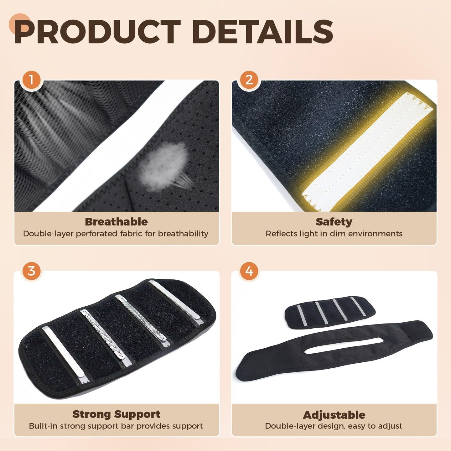 Collier d'animal réglable pour post-chirurgie Stabilité et protection contre les entorses de cou