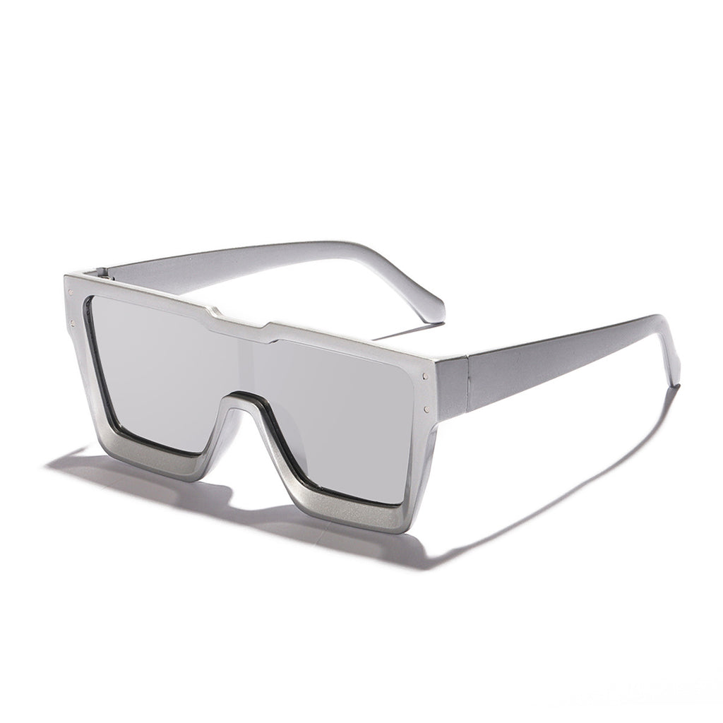 Lunettes de soleil européennes et américaines personnalisées Grandes Rim Lens Ins Style Sport Go