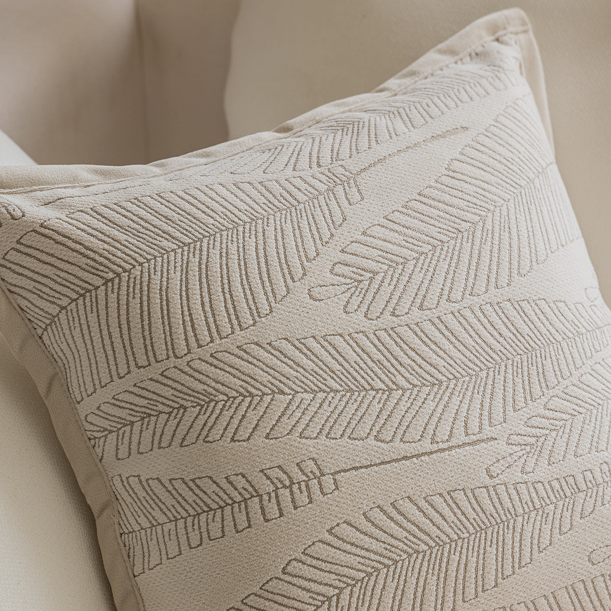 Couverture d'oreiller à la crème Sofa Backset