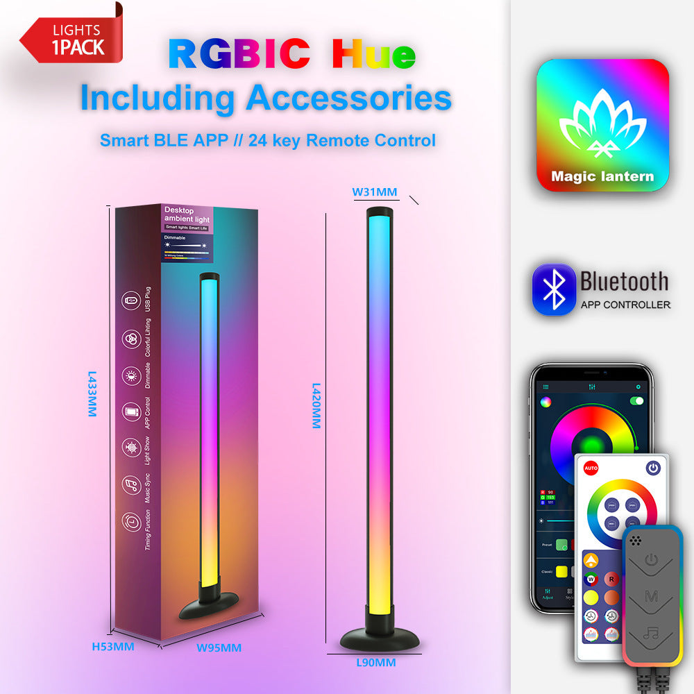 Musique Pickup lampe LED plafonnier lampe de bureau Graffiti lampe de lit WIFI lampe de sol magique