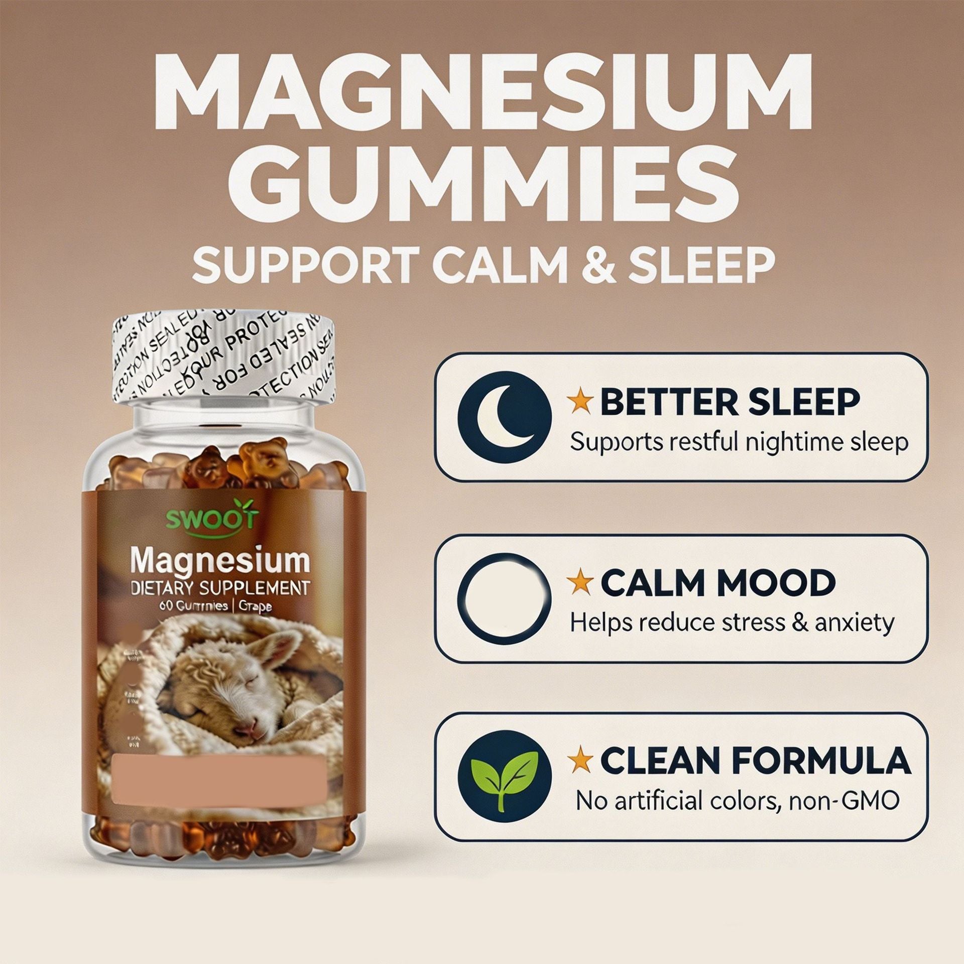Supplément alimentaire avec Glycinat de magnésium