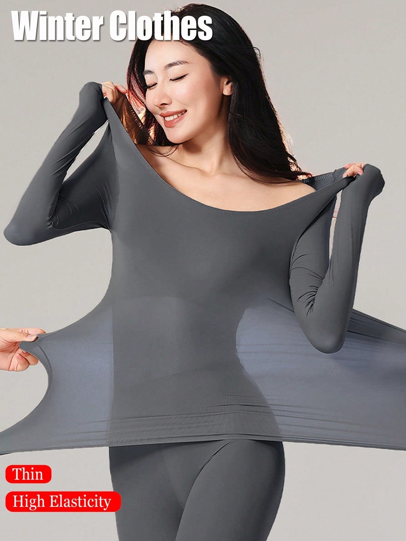Sous-vêtements thermiques chauds ultra-mince pour femmes Automne et hiver