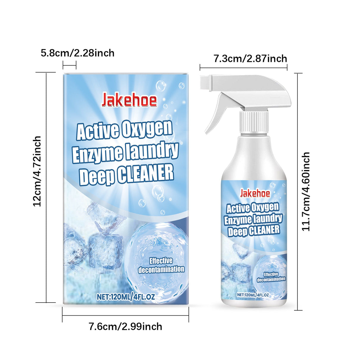 Vaporisateur actif de nettoyage à l'oxygène JAKEHOE