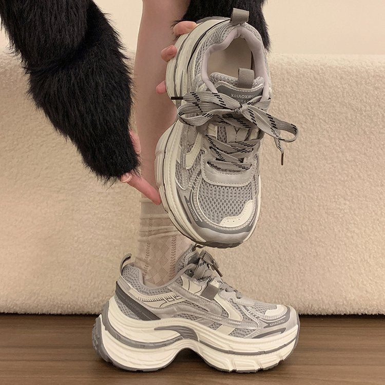 Chaussures Petit Épaisseur Soled Papa pour Femmes