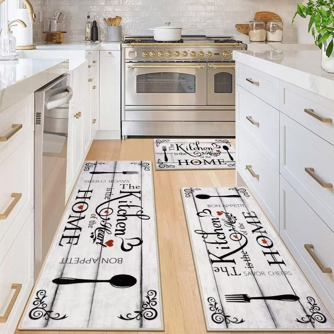 Tapis de cuisine simple de style américain pour usage domestique