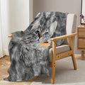 Gray Cat Blanket Gray Cat Blanket Warm Soft Pink Pet Blanket for Bed Sofa Cat Pet