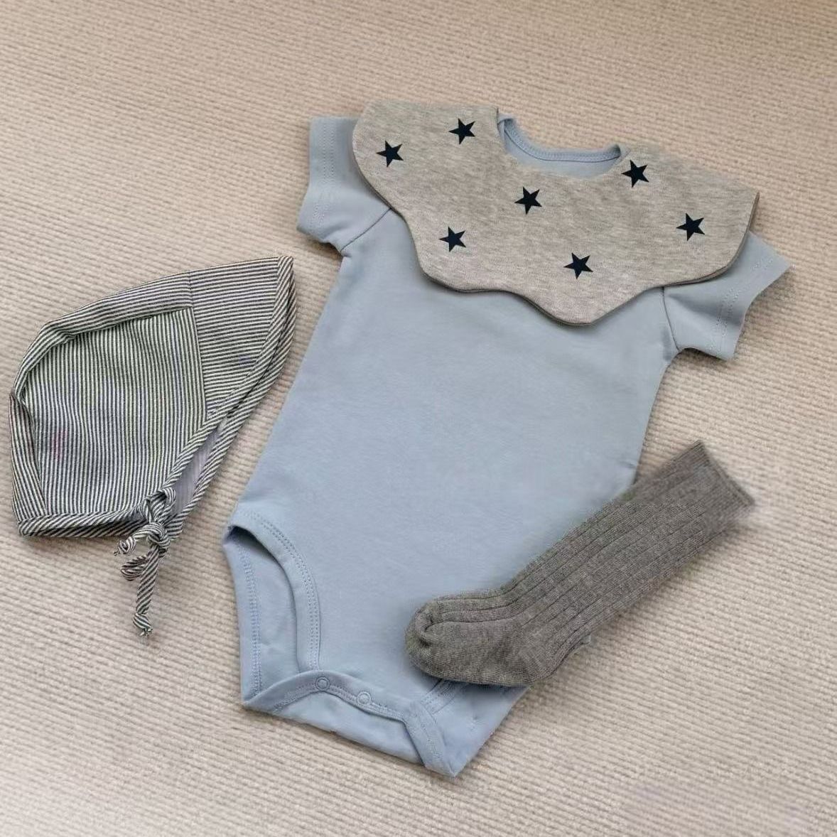 Bébé chaud confortable respirant pur coton Triangle crawling