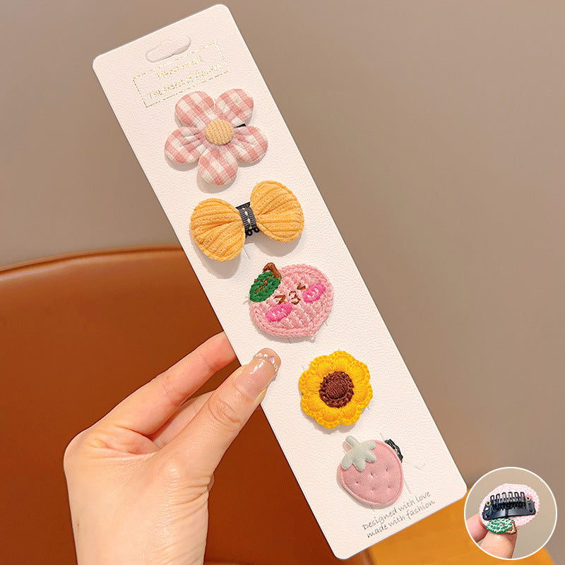 Portable maison Cartoon Creative Mini chien épingle à cheveux