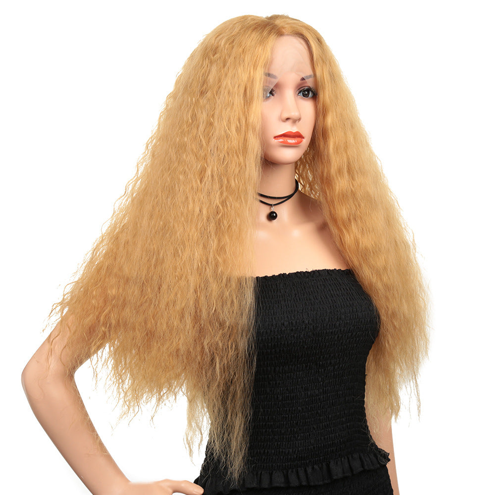 Fashion maïs Perm Curly Dentelle chimique Tête de fibre