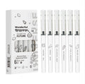 Magnifique stylo Gel Univers-0,5mm-6 pcs