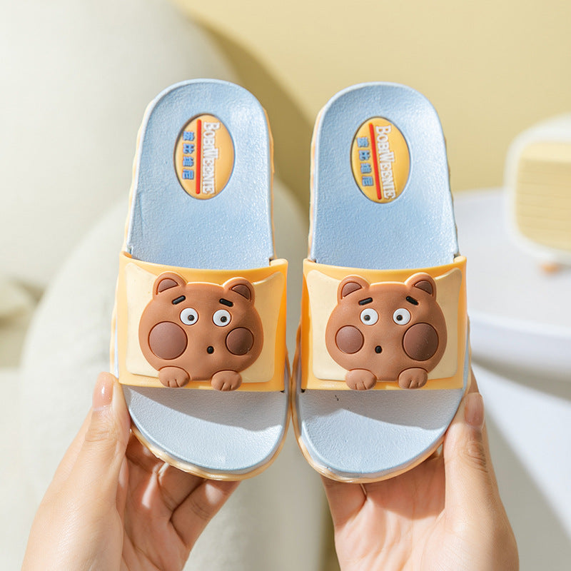 Enfants d'été Cartoon Non-dérapant Soft Bottom Sandales