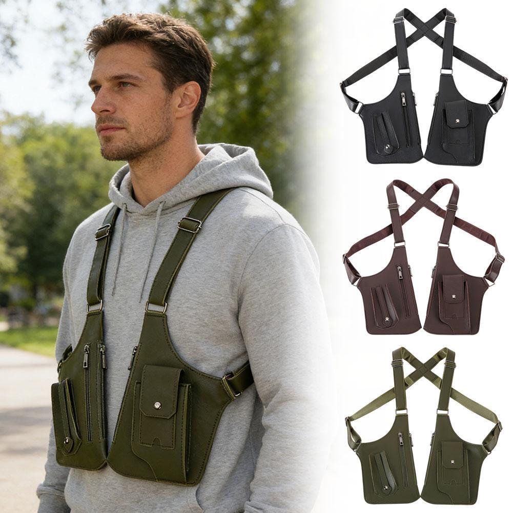 Sac à dos retro pour hommes - Sac à bandoulière réglable pour fauteuil roulant