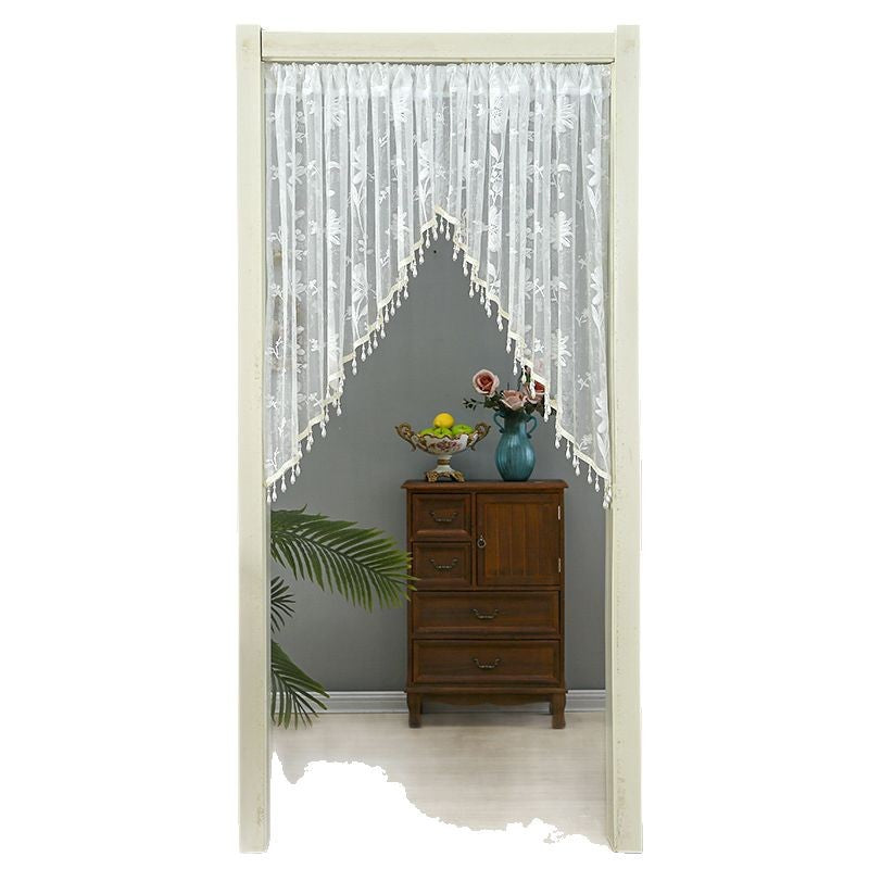 Dentelle demi rideau pour la chambre à coucher à la maison Decor
