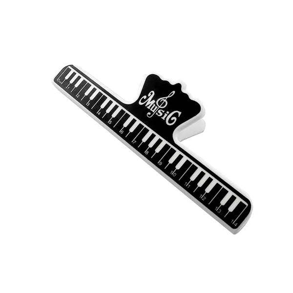 Clip noir partition de musique en plastique durable clips fixes