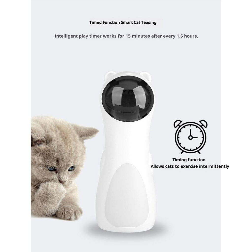 Jouet automatique de chat laser multi-angle pour chat.