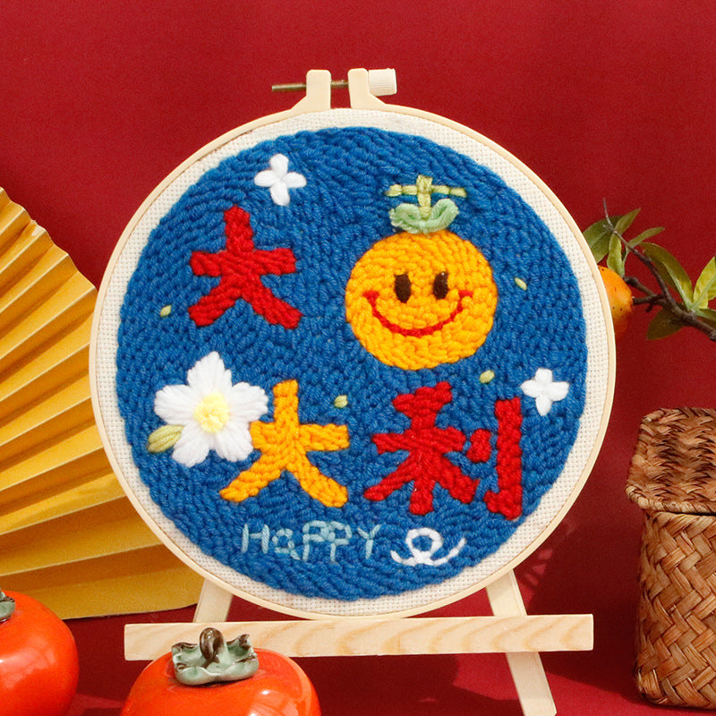 Matériau de broderie Diy Poke fait main