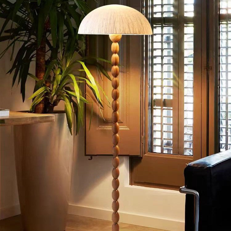 Lampe de sol en bois massif de style américain pour la chambre ou l'étude