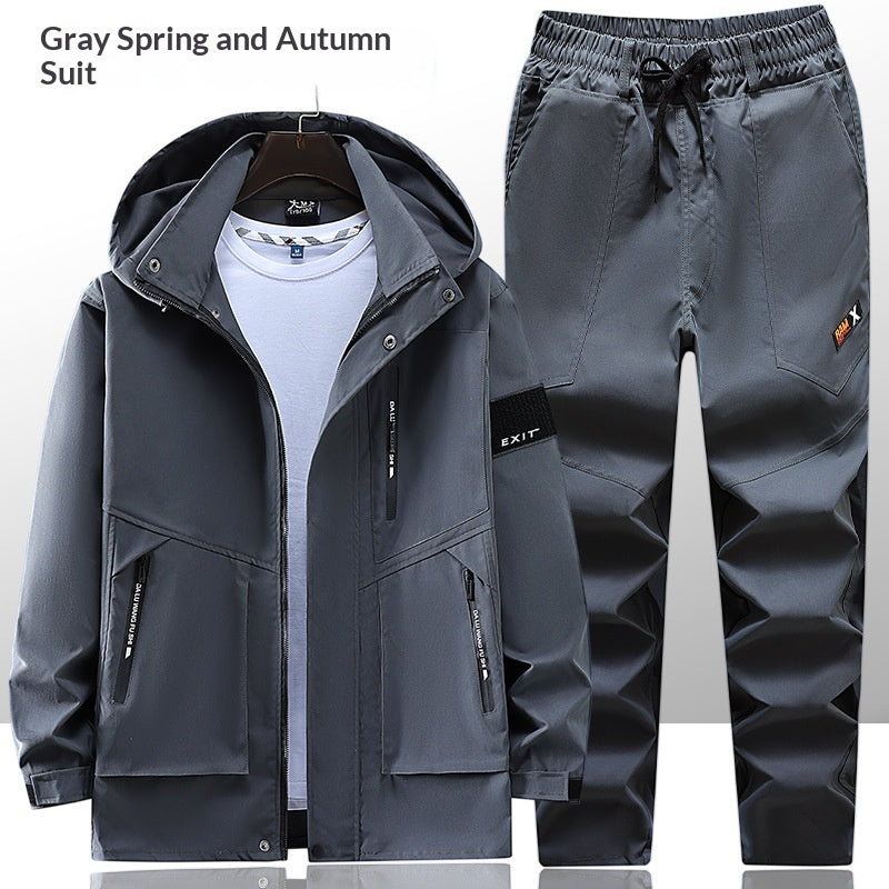 Ensemble de vestes d'alpinisme extérieur anti-vent pour hommes