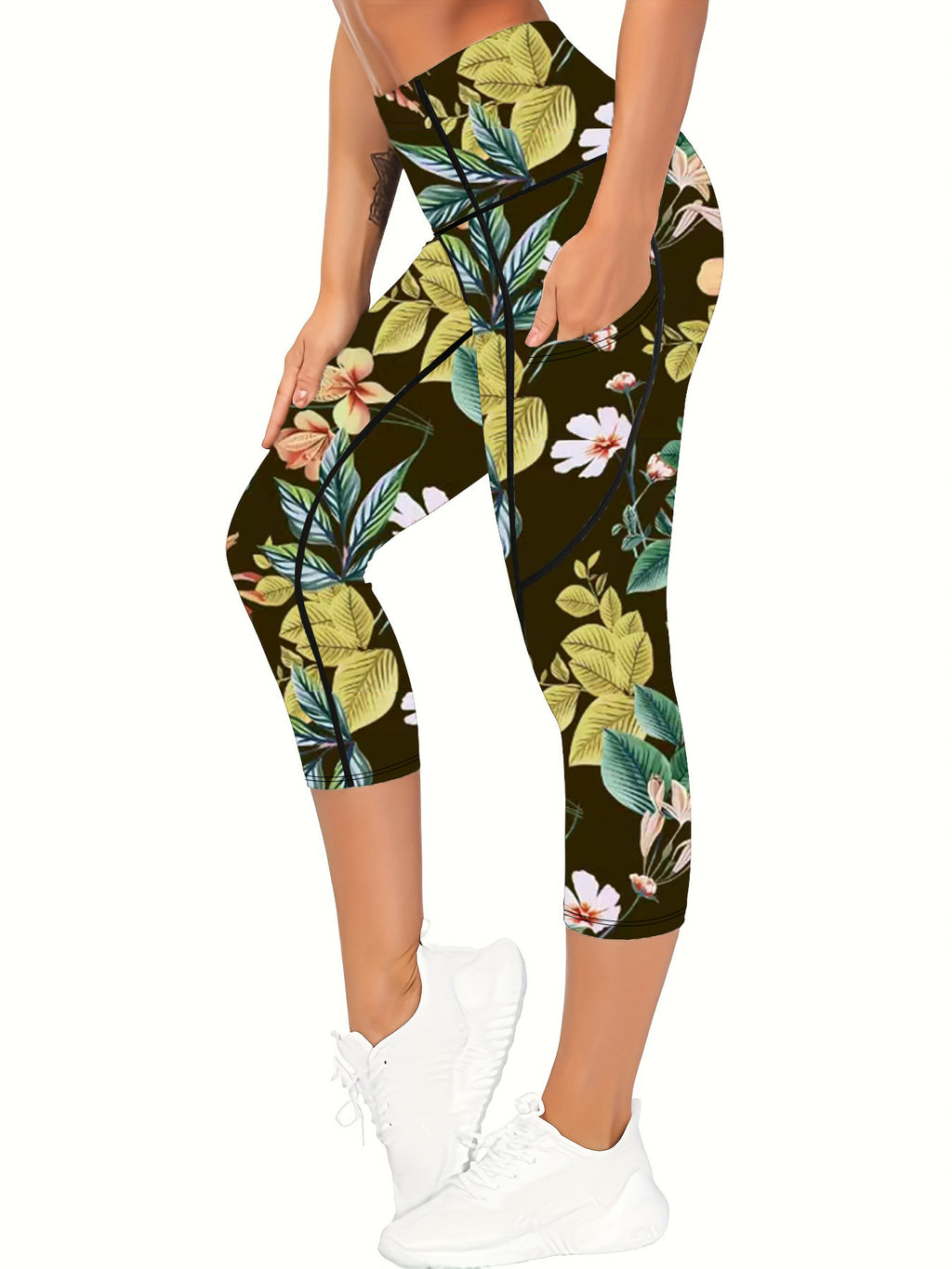 Pantalons de yoga avec impression