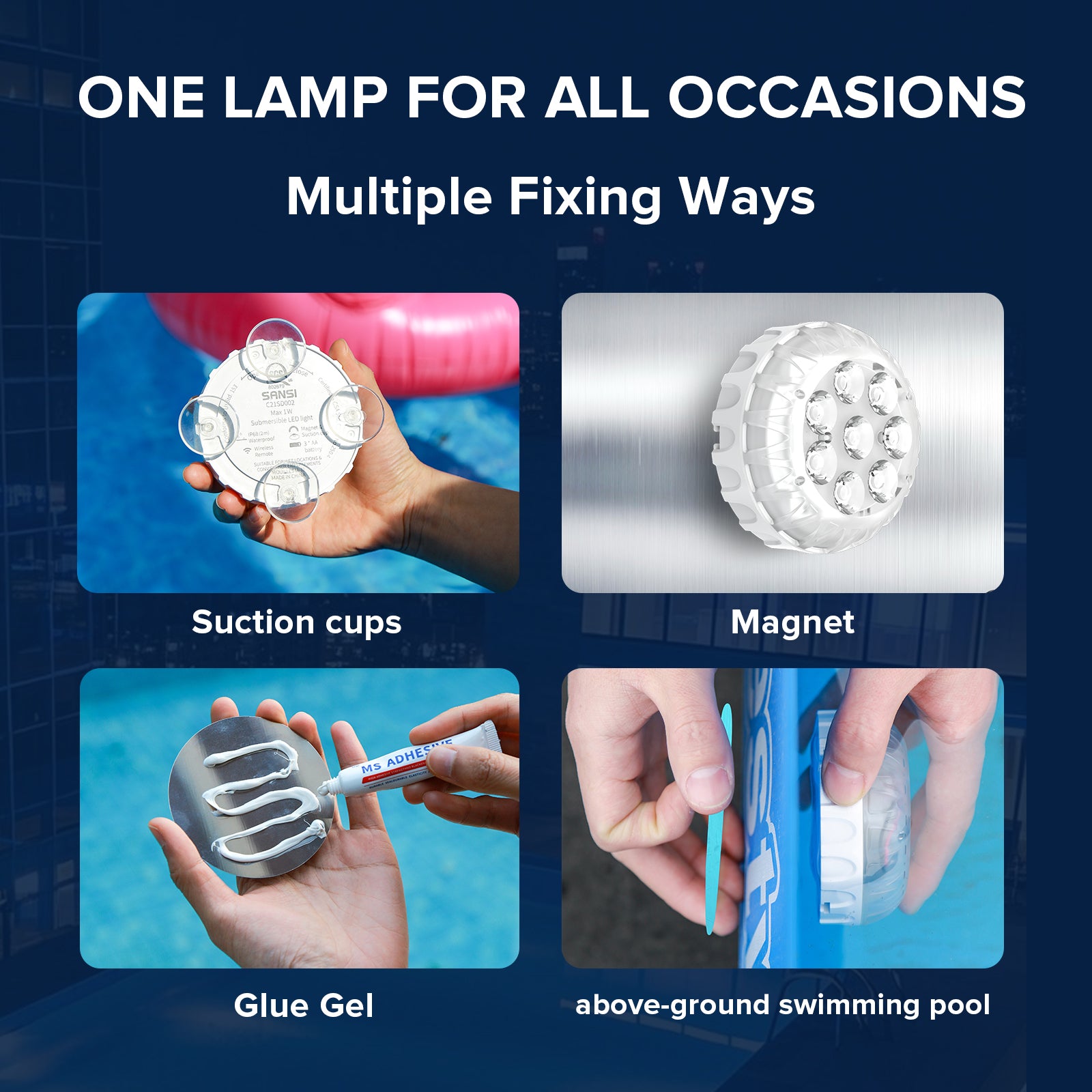 SANSI IP68 Pool Light étanche