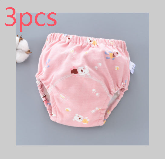 Pantalons d'entraînement pour bébés Lavable 6 couches Couverture de couche Gauze Apprentissage