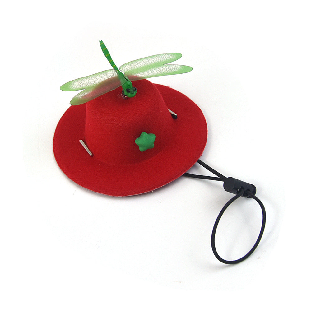Chapeau pour animaux de compagnie réglable de mode créative