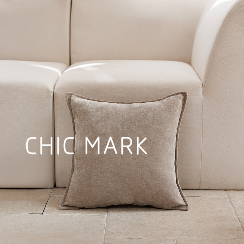 Coussin arrière simple et polyvalent en tissu Jacquard