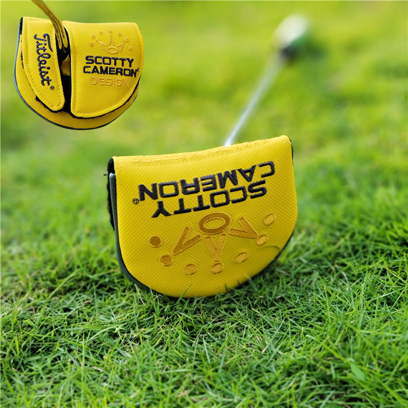 Bande droite Putter Golf Club Cover Head Cover Ball Head Protection Cover