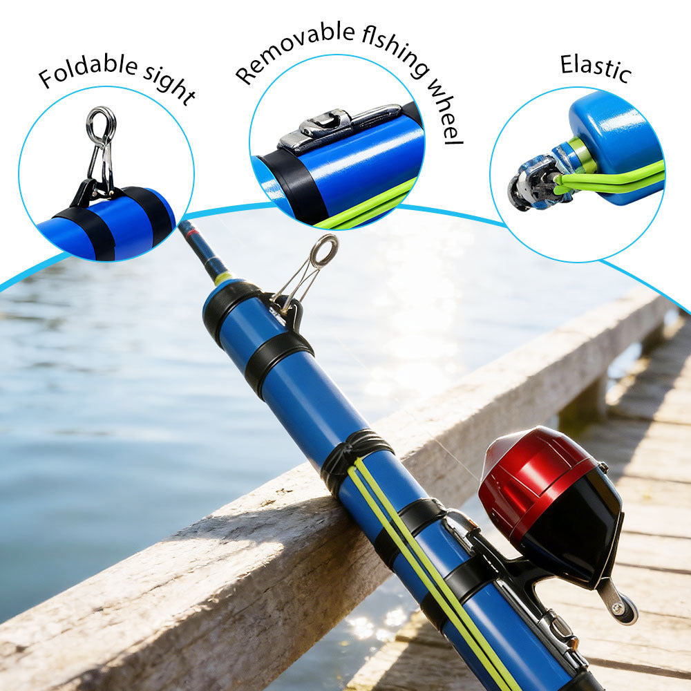 Pêche professionnelle Catapulte Rod avec des os interchangeables pour Cas de longue distance précis
