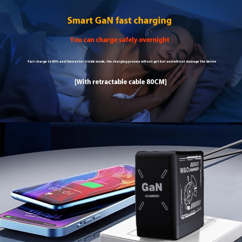 Charge rapide double PD USB chargeur intelligent