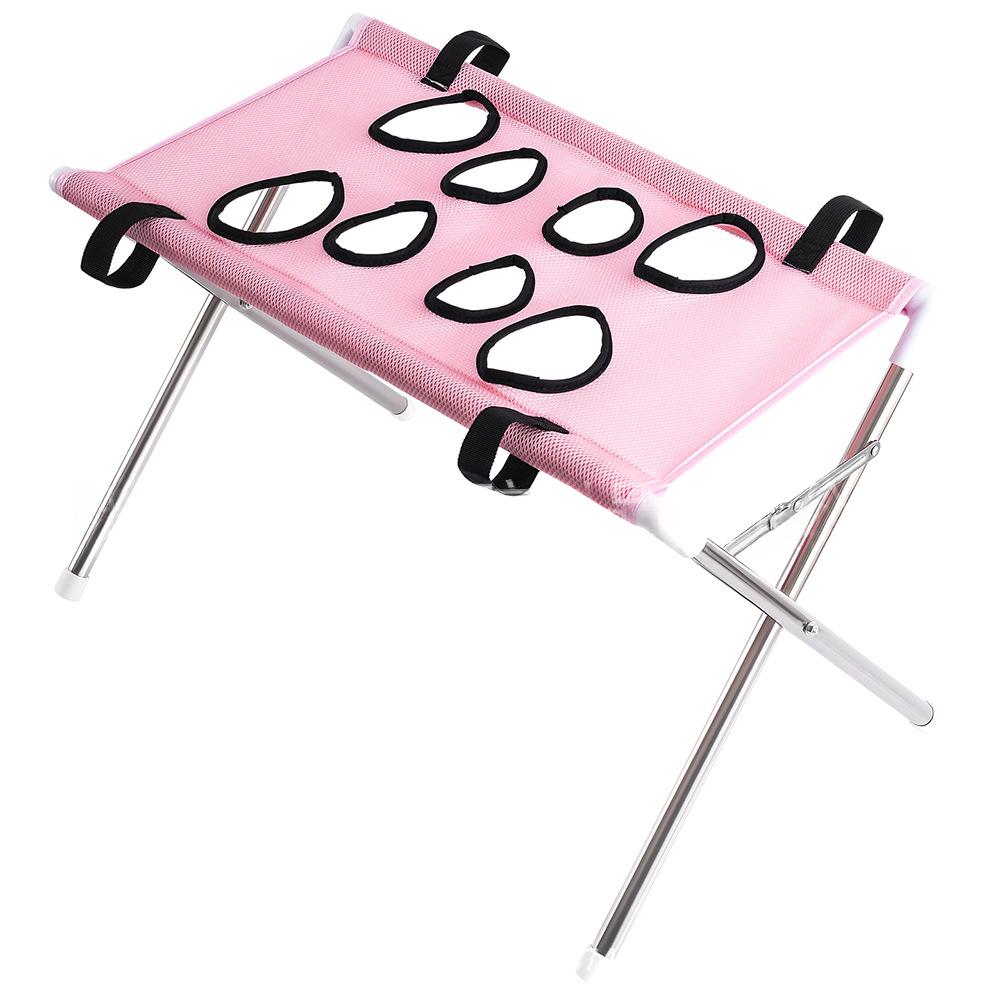 Lit surélevé pour chien démontable, structure en inox