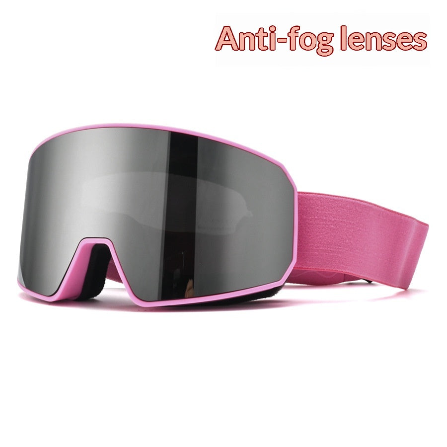 Gants de ski Double couche Gants anti-fog alpinisme
