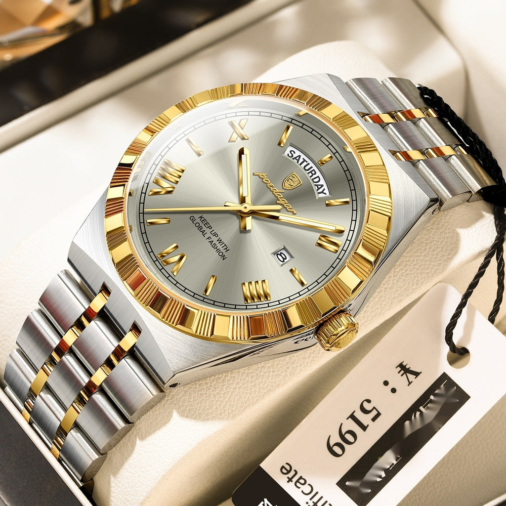 Trendy montre imperméable de nuit pour hommes