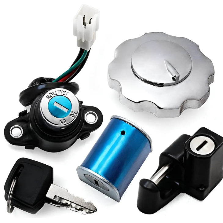 Pièces de moto Couverture de réservoir de carburant de serrure de porte électrique
