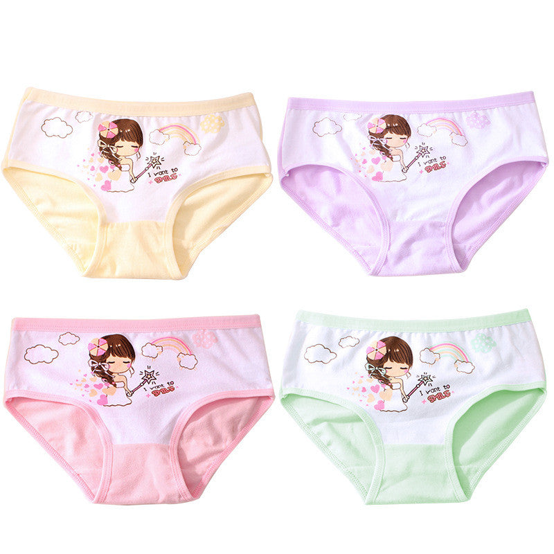 Sous-vêtements pour enfants Filles Pure Cotton Boxer