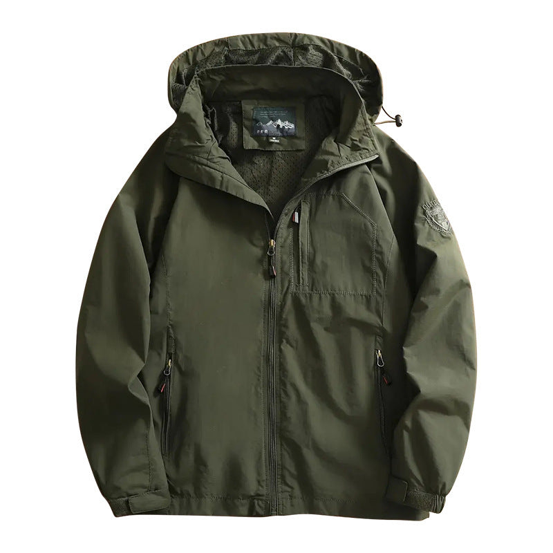 Homme Mode Casual Outdoor Veste Windproof