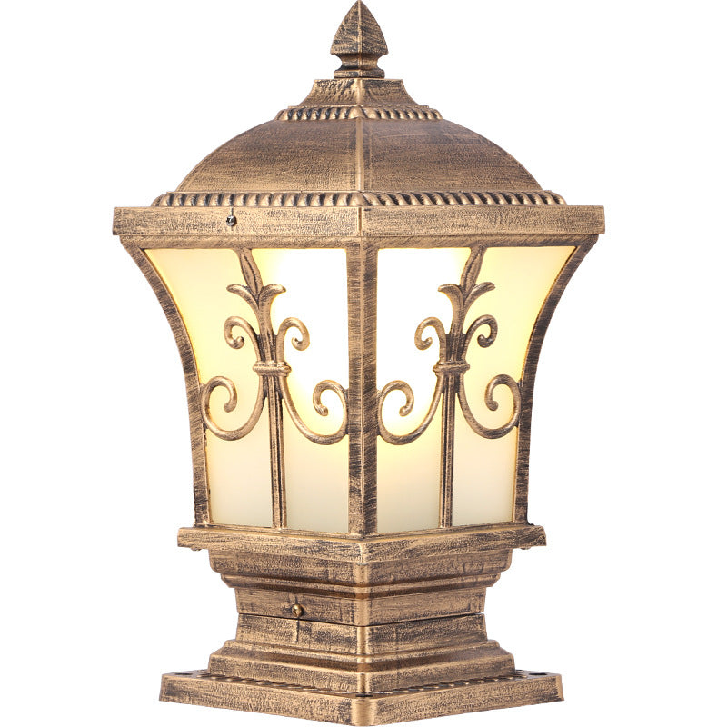 Phares de la colonne solaire Projecteurs muraux de jardin